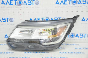 Фара передня ліва в зборі Ford Explorer 16-19 рест, галоген + LED, світла