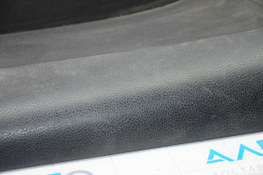 Обшивка дверей картка перед лев VW Tiguan 09-17 чорна з чорною вставкою ганчірка, підлокітник ганчірка, подряпини