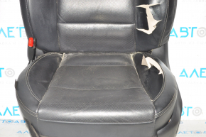 Сидіння водія Subaru Outback 15-19 з airbag, електро, шкіра чорн, надриви шкіри