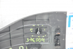Накладка порога задняя правая Ford Explorer 11-19 черн, царапины, слом креп