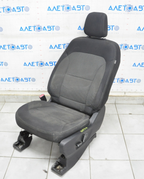 Водійське сидіння Ford Explorer 16-19 без airbag, електро, ганчірка чорна, під хімч