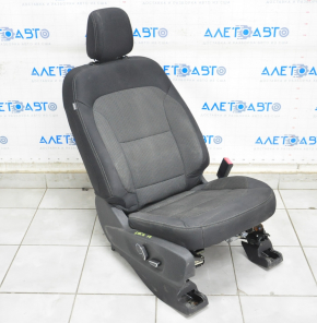 Пасажирське сидіння Ford Explorer 16-19 без airbag, електро, ганчірка чорна, під хімч