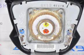 Подушка безопасности airbag в руль водительская Nissan Murano z50 03-08 черн, ржавый пиропатрон, царапины