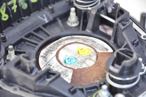 Подушка безопасности airbag в руль водительская Ford Escape MK3 13-16 дорест, черн, дефект хрома, ржав пиропатр