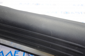 Накладка порога передняя левая Infiniti QX50 19- черная, слом креп, полез хром, царапины