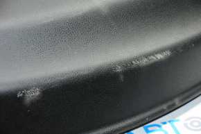 Обшивка двери карточка задняя левая Fiat 500L 14- черная с коричневой вставкой кожа, отслоилась кожа, царапины