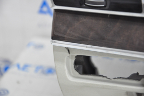 Торпедо передняя панель без AIRBAG Volvo XC90 16-22 под проекцию серая+черн, нижняя часть под перешив