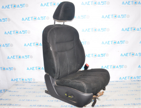Пасажирське сидіння Nissan Murano z52 15- без airbag, електро, ганчірка чорн
