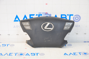 Подушка безпеки airbag в кермо водійська Lexus LS460 LS600h 07-12 черн, полізла шкіра
