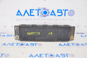 Подушка безопасности airbag коленная пассажирская правая Dodge Dart 13-16 ржавый пиропатрон