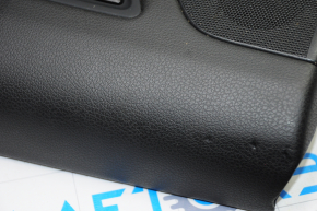 Обшивка двери карточка задняя правая Audi Q5 8R 09-17 черн резина, подлокотник резина, молдинг под дерево глянец, царапины, тычки