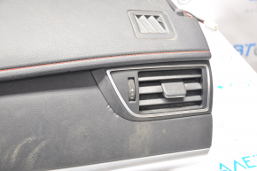 Торпедо передняя панель без AIRBAG Toyota Camry v55 15-17 usa красная строчка, тычки, без заглушек