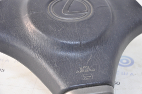 Подушка безопасности airbag в руль водительская Lexus IS200 IS300 99-05 черн, виден контур, царапины