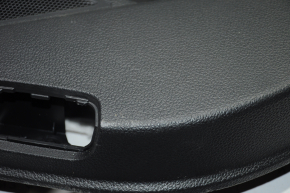 Обшивка дверей картка зад прав VW Passat b8 16-19 USA чорний з чорним вставкою шкіра, підлокітник шкіра, молдинг чорний подряпин глянець, без накладки, без відбивача, подряпини, тички