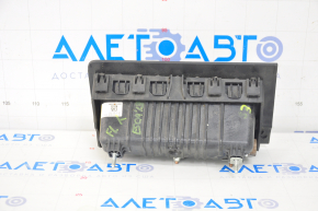 Подушка безопасности airbag коленная водительская левая Ford Escape MK3 13-19 черн, царапины