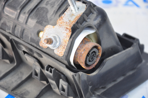 Подушка безопасности airbag коленная водительская левая Ford Escape MK3 13-19 черн, царапины, ржав пиропатрон