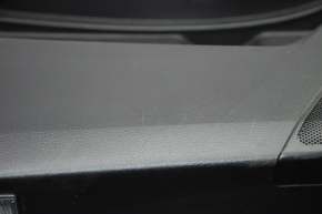 Обшивка двери карточка передняя левая Acura MDX 14-16 черн с черн вставкой кожа, подлокотник кожа, молдинг под дерево глянец, под память сидений, царапины