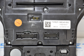Панель управління монітором та кліматом Ford Mustang mk6 15- під малий монітор, подряпини на кнопках та накладці