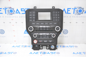 Панель управления монитором и климатом Ford Mustang mk6 15- под малый монитор, облазит краска на кнопках и накладке