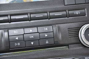 Панель управління монітором та кліматом Ford Mustang mk6 15- під малий монітор, облазить фарба на кнопках та накладці