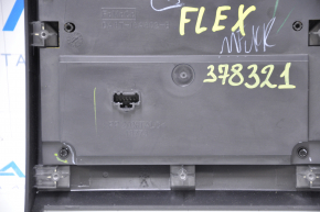 Панель керування Ford Flex 09-19 під 2-х зонний клімат, подряпини на накладці