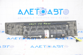 Подушка безопасности airbag коленная пассажирская правая Chevrolet Volt 11-15 черная, царапины, сломано крепление