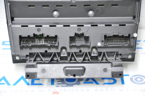 Панель керування радіо та кліматом Ford Edge 15-16 manual затерта накладка