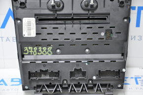 Панель управление радио и климатом Ford Edge 15 manual затерта накладка, облез хром