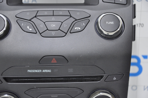 Панель керування радіо та кліматом Ford Edge 15-18 manual затерта накладка