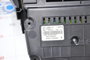 Панель управління монітором та кліматом Lincoln MKC 15- зламана накладка, обліз хром на кнопках
