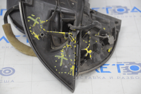 Дзеркало бічне праве Nissan Leaf 13-17 5 пінів, підігрів, графіт, зламані кріплення