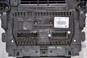 Панель управления монитором и климатом Lincoln MKX 16- скол на накладке, сломано крепление, царапины на хроме