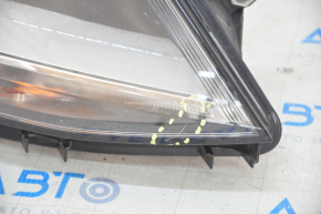 Фара передняя правая VW Jetta 11-16 голая USA галоген, трещина на стекле