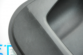 Обшивка двери карточка задняя правая Honda Accord 13-15 черн с черн вставкой тряпка, подлокотник тряпка, царапины, под химчистку