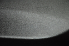 Обшивка двери карточка задняя правая Acura TLX 15-17 дорест черн с черн вставкой кожа, подлокотник кожа, молдинг под дерево глянец, царапины