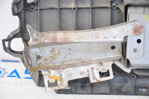 Подушка безпеки airbag колінна пасажирська прав Toyota Camry v55 15-17 usa чорна, подряпини, прим'ято кріплення