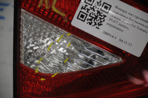 Фонарь внутренний крышка багажника левый Hyundai Sonata 15-17 лампа, царапины