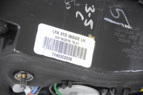 Ліхтар внутрішній кришка багажника лівий Hyundai Sonata 15-17 лампа, подряпини