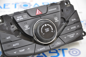 Управление климат-контролем Hyundai Azera 12-17 auto, dual zone, облез хром