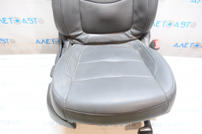 Пасажирське сидіння Chevrolet Volt 16- без airbag, шкіра темно-сіра