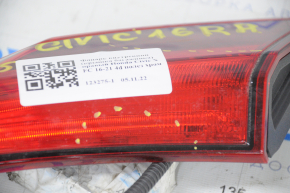 Ліхтар внутрішній кришка багажника правий Honda Civic X FC 16-21 4d поліз хром