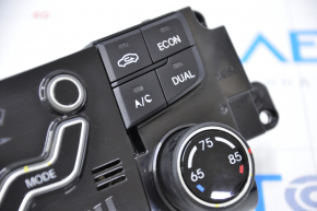 Управление климат-контролем Hyundai Sonata 11-15 auto, dual zone тип 1, полез хром, затерты кнопки