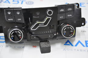 Управління клімат-контролем Hyundai Sonata 11-15 auto, dual zone тип 2, поліз хром, затерті регулятори