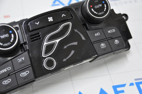Управление климат-контролем Hyundai Sonata 11-15 auto, dual zone тип 3, полез хром, затерты регуляторы