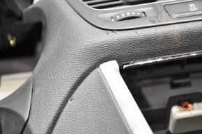 Торпедо передня панель без AIRBAG Buick Encore 13-16 2 частини, чорн, тички, злам креп, подряп