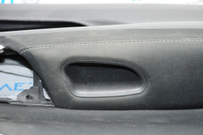 Обшивка дверей картка перед лев Nissan Sentra 13-19 чорн з чорною вставкою ганчірка, підлокітник ганчірка, під хімчистку