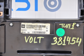 Панель управления дисплеем Chevrolet Volt 11-15 белая без подогрева тип 1 без накладки, сколы, тычка