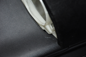 Обшивка двери карточка задняя правая Nissan Pathfinder 13-20 черн с черн вставкой тряпка, подлокотник тряпка, царапины