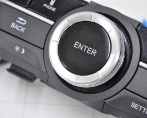 Панель управления дисплеем Acura MDX 14-17 с навигацией, под задний dvd, царапина, затерта кнопка ENTER
