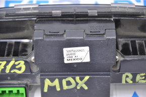 Управление климат-контролем зад Acura MDX 07-13 царапины, затерто стекло и кнопка